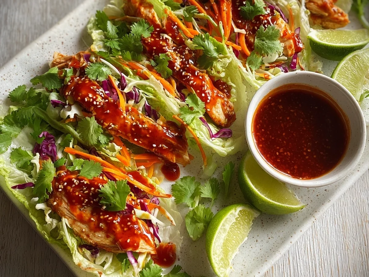 Quick Easy Sweet Chili Chicken Wraps for Weeknights - Image 2