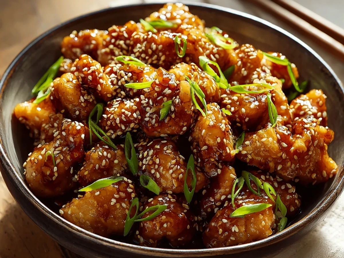 Quick Honey Sesame Chicken: Easy Weeknight Meal - Image 1