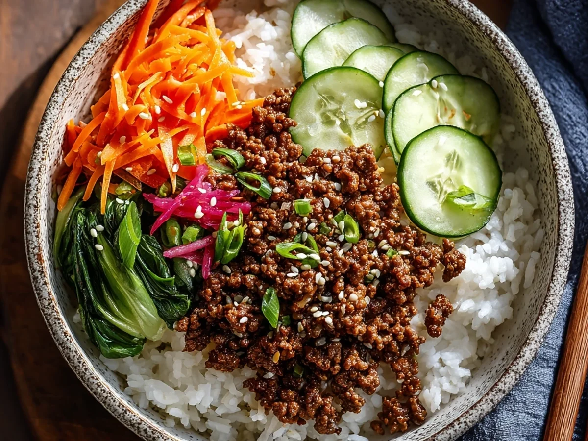 Quick Korean Ground Beef Bowl: My Weeknight Flavor Fix - Image 1