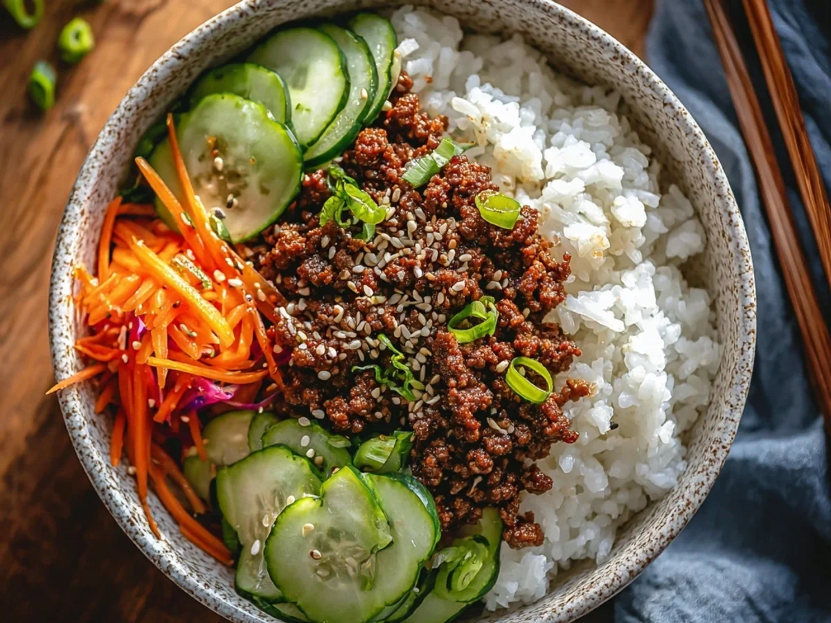 Quick Korean Ground Beef Bowl: My Weeknight Flavor Fix - Image 2