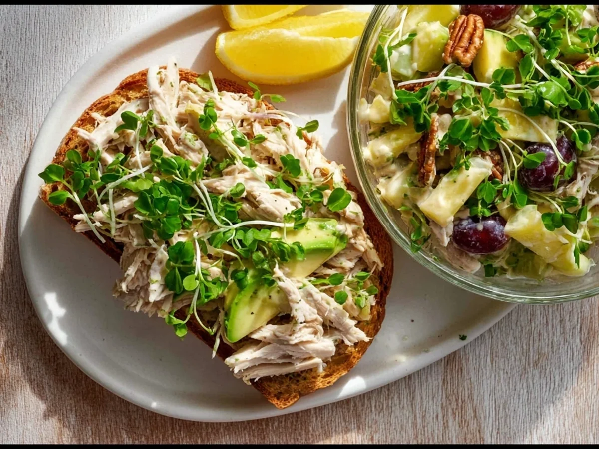 Quick Rotisserie Chicken Leftovers: Creamy Pasta - Image 1