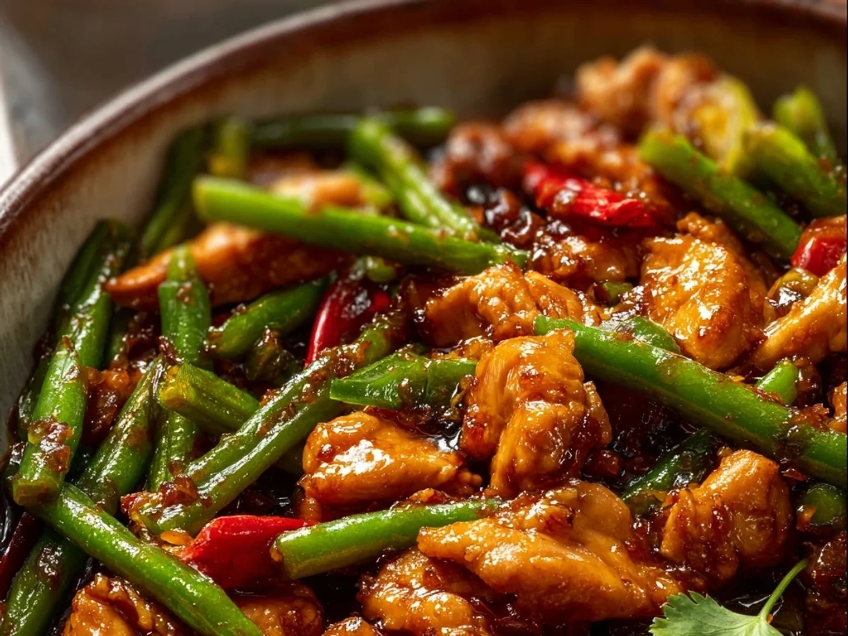 Quick Thai Chicken Stir Fry with Green Beans - Image 2