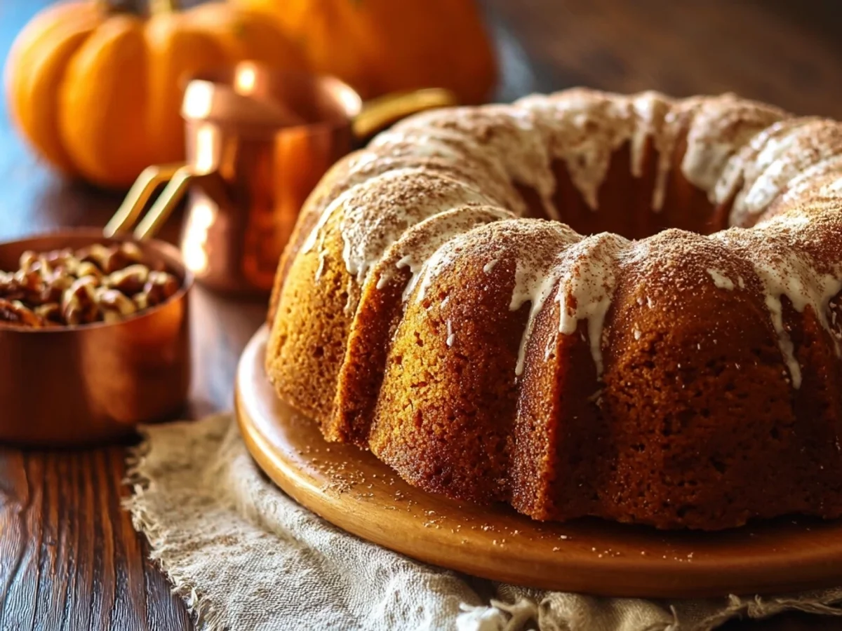 Rich Pumpkin Spice Bundt Cake for Autumn Evenings - Image 1