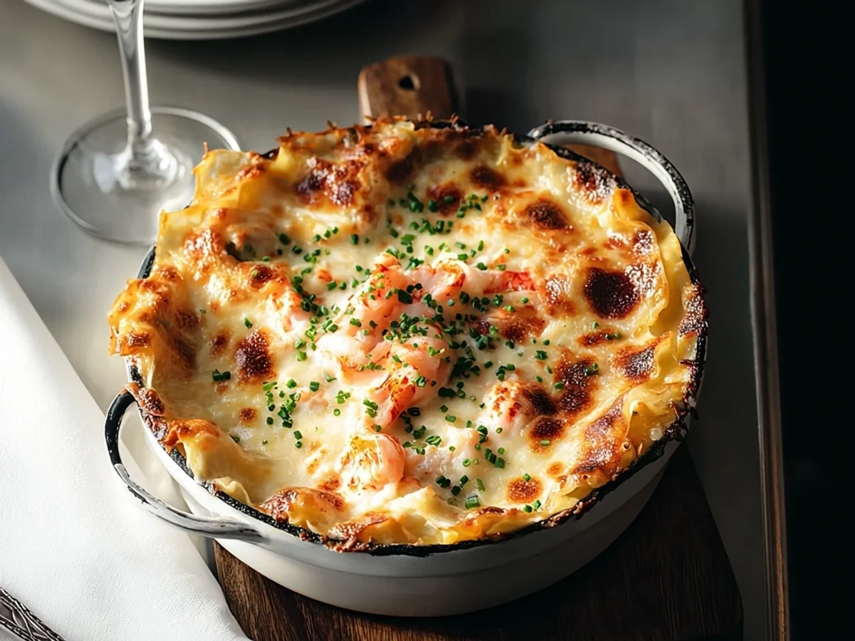 Rich Seafood Lasagna with Lobster and Shrimp Recipe - Image 2