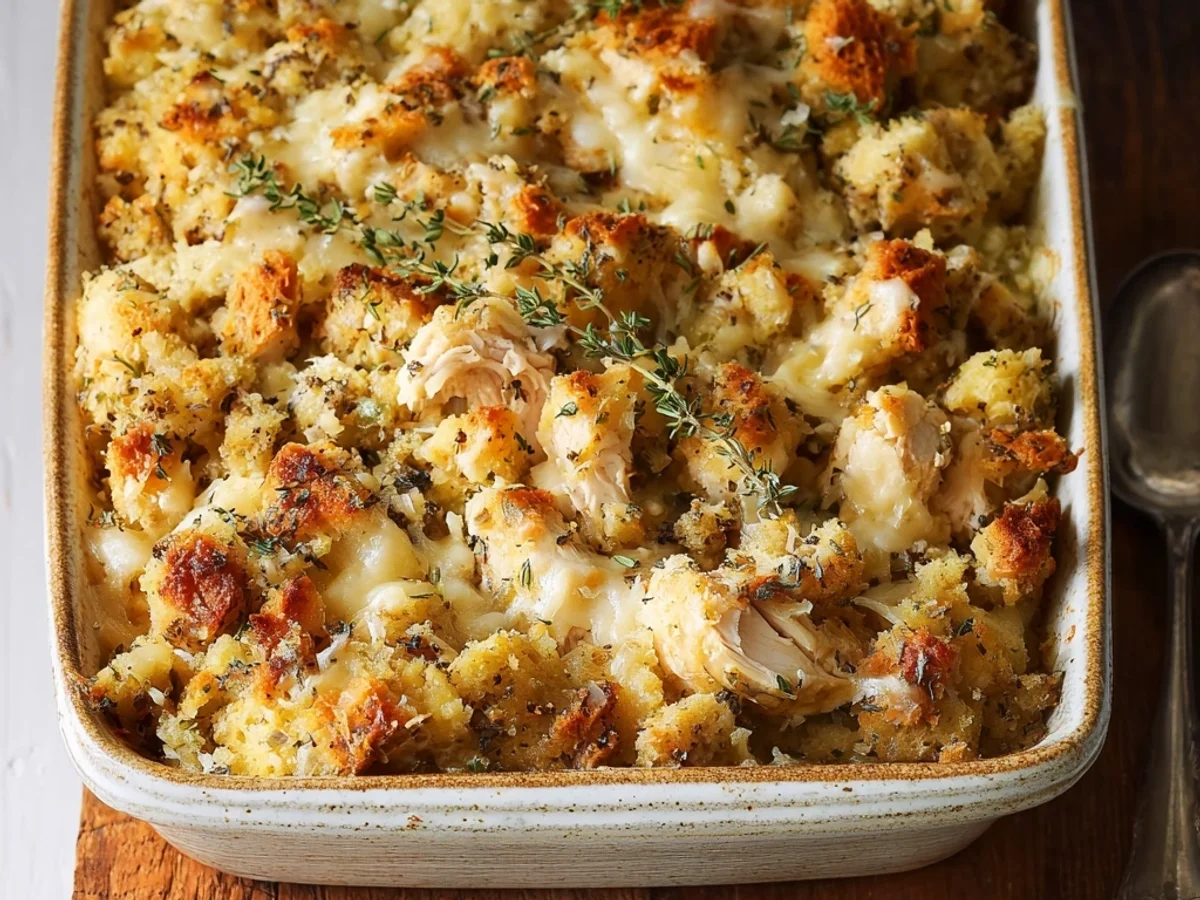 Rotisserie Chicken Stuffing Casserole: Hearty Weeknight Fix - Image 2