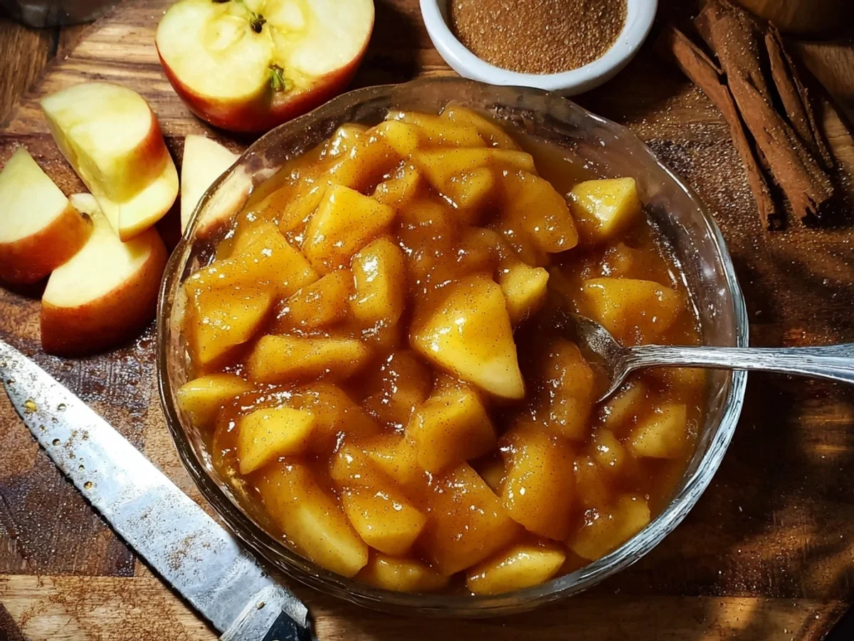 Rustic Apple Pie Filling, Simple Spiced Apples - Image 2