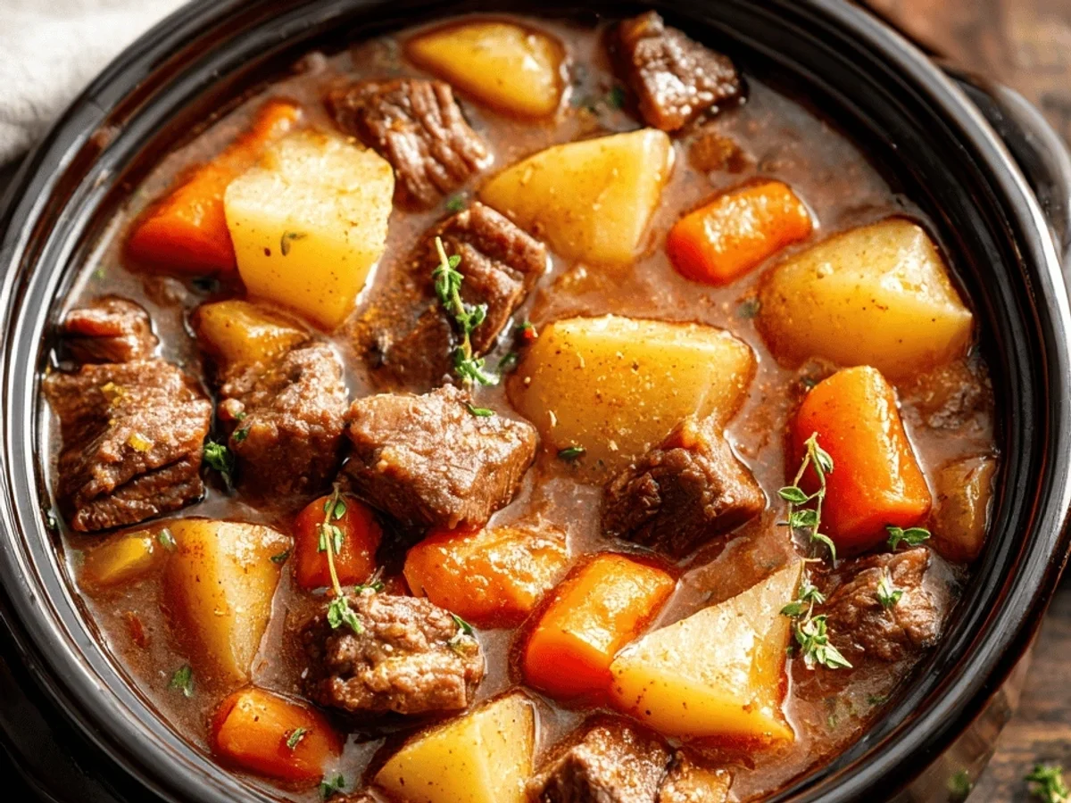 Rustic Crockpot Stew Casserole: Easy Weeknight Dinner - Image 2