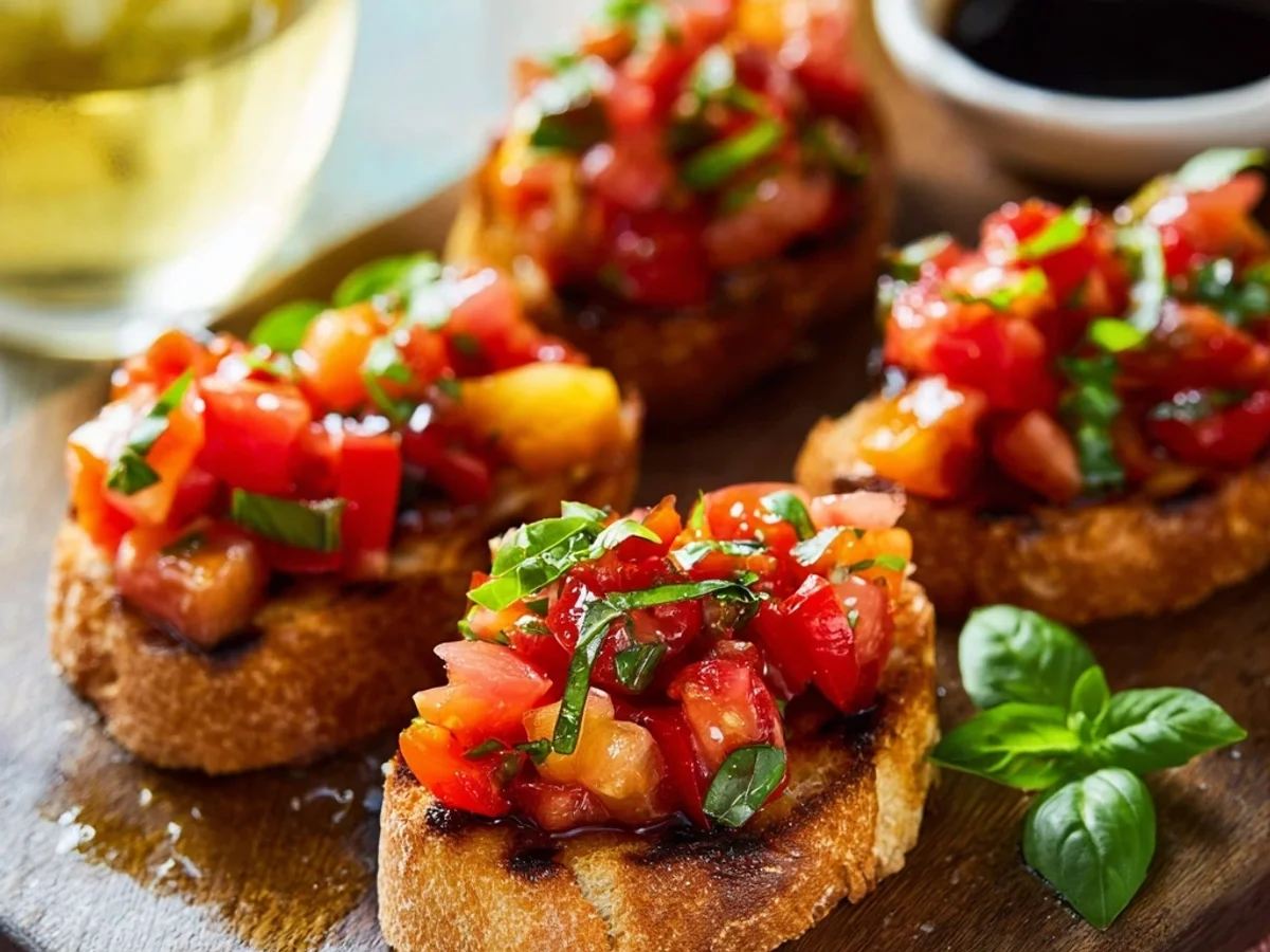 Rustic Italian Bruschetta: Fresh Tomato & Basil Bites - Image 2