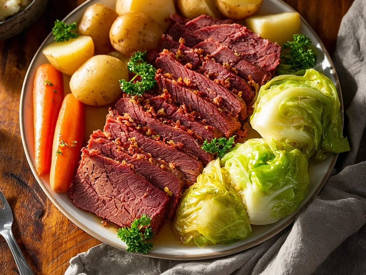 Slow Cooker Corned Beef and Cabbage: Tender & Flavorful - Image 2