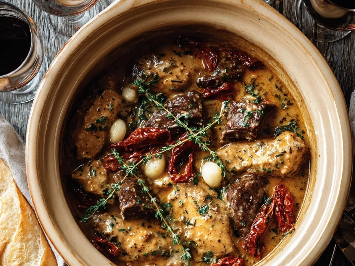 Slow Cooker Valentine's Dinner: Hearty Beef Ragu - Image 1