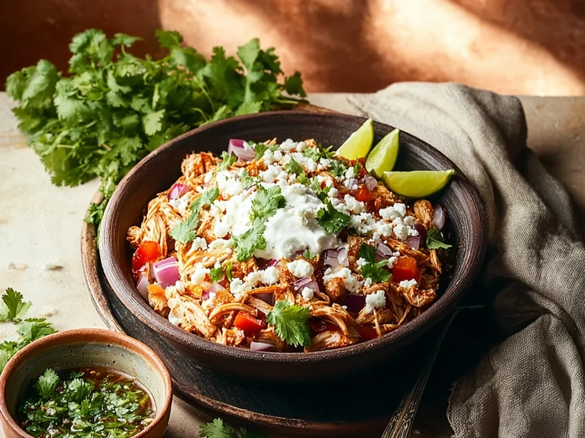 Smoky Mexican Pulled Chicken: Easy Tacos & Bowls - Image 1