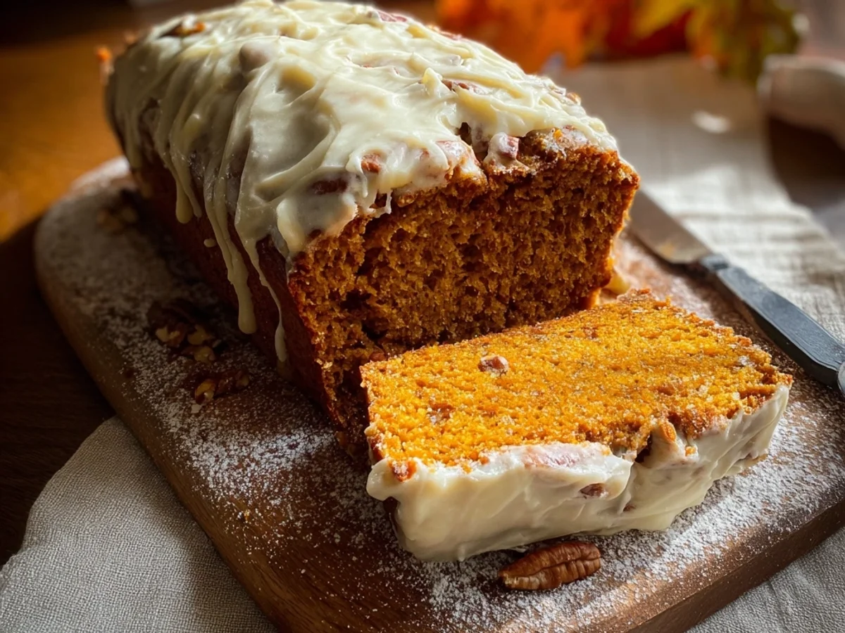 Spiced Frosted Pumpkin Bread: A Fall Favorite - Image 2