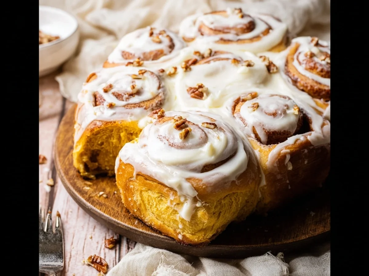 Spiced Pumpkin Cinnamon Rolls: Fluffy Morning Buns - Image 2