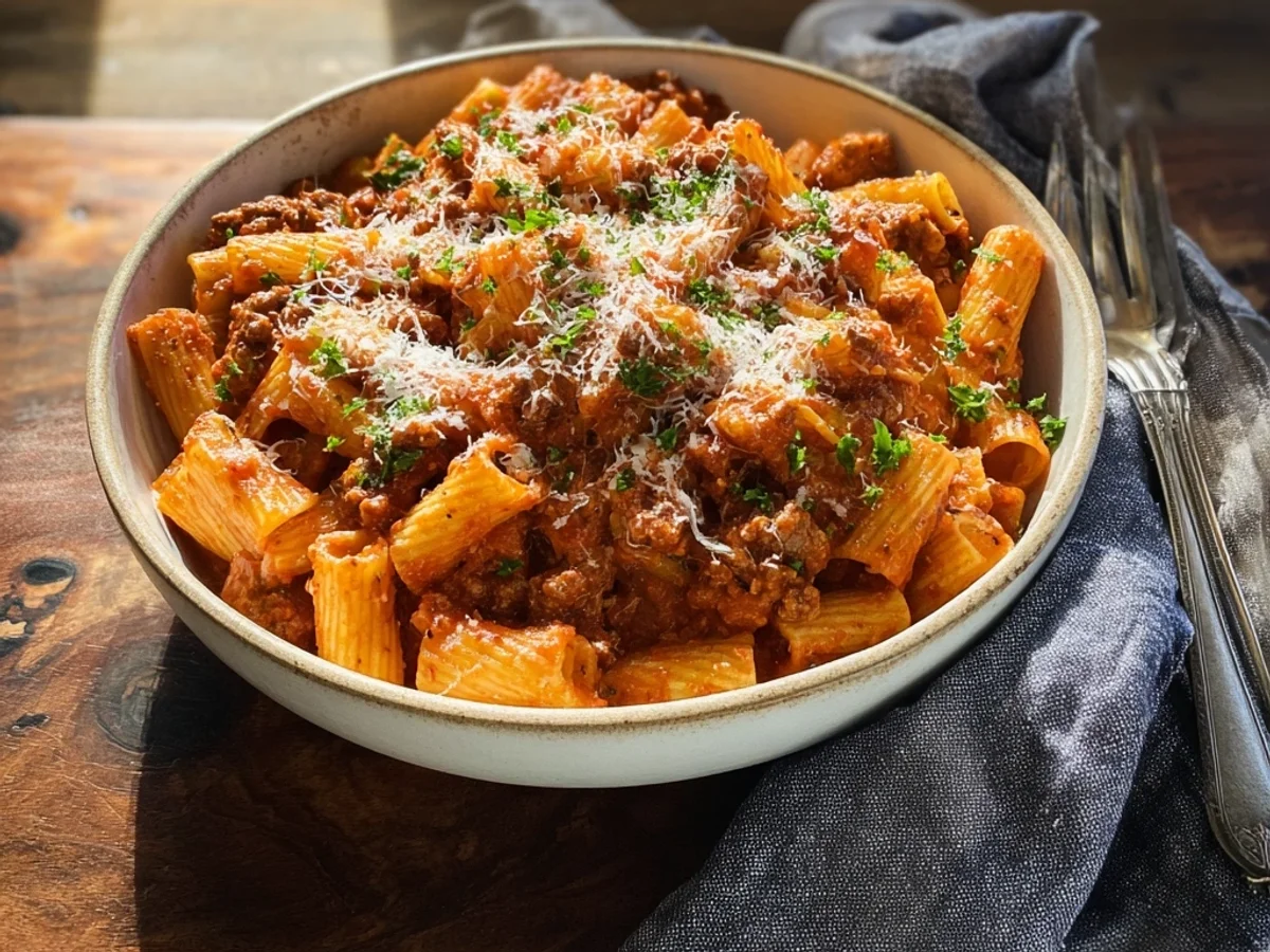 Spicy Beef Sausage Rigatoni: A Hearty Weeknight Meal - Image 2