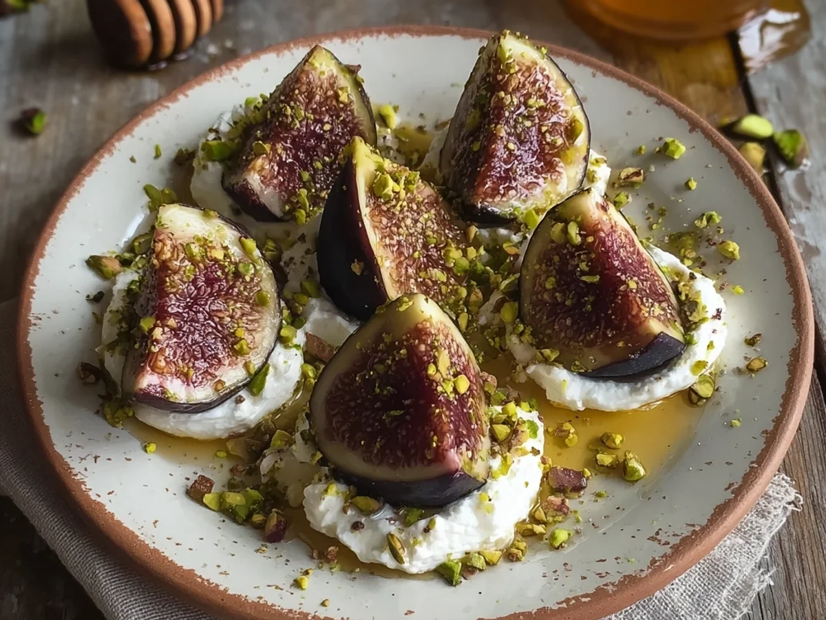Sweet Figs with Ricotta, Pistachios & Honey - Image 2