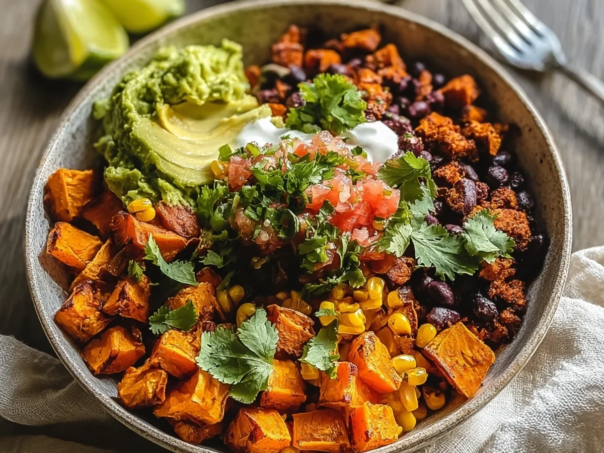 Sweet Potato Taco Bowl: Healthy & Hearty Weeknight Meal - Image 1