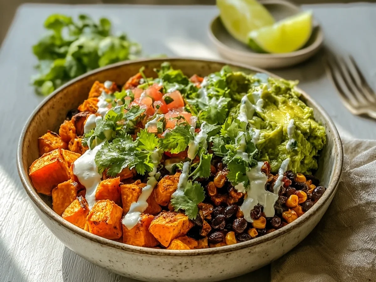 Sweet Potato Taco Bowl: Healthy & Hearty Weeknight Meal - Image 2