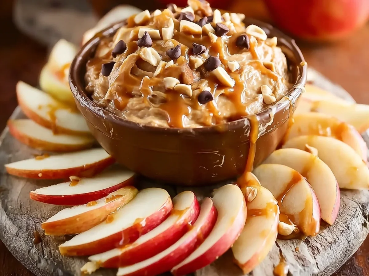 Sweet & Salty Snickers Caramel Apple Dip - Image 1