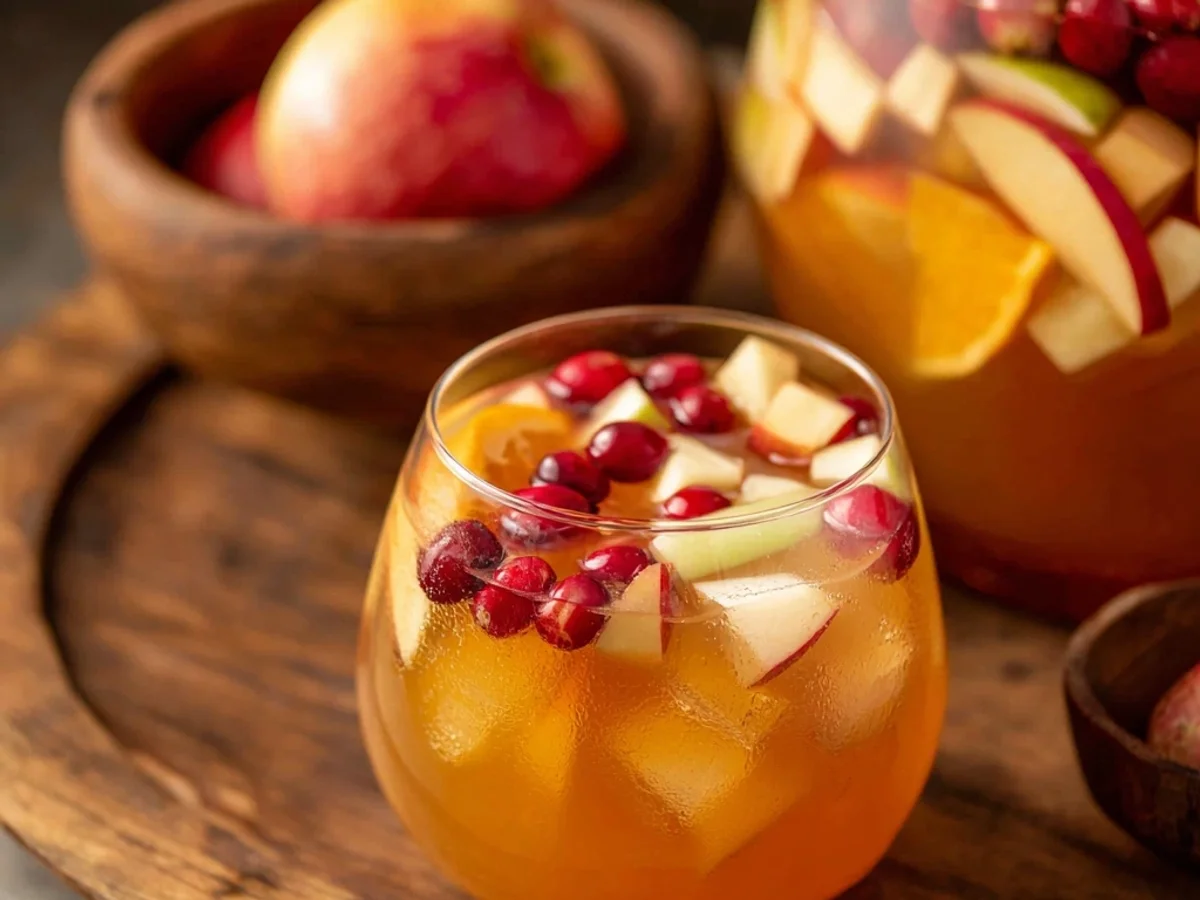Tangy Apple Cider Sangria for Autumn Evenings - Image 1