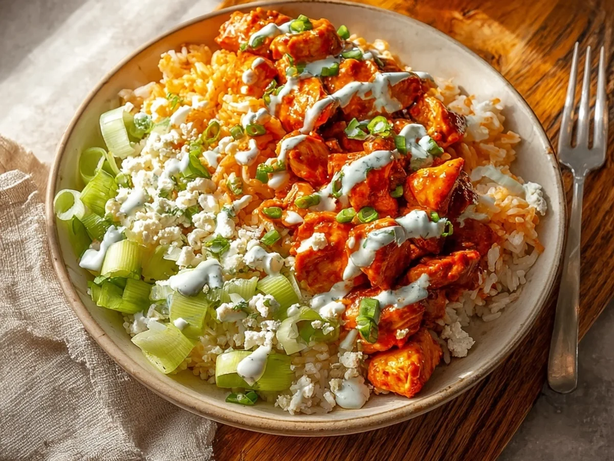 Tangy Buffalo Chicken Bowls: Quick Weeknight Dinner - Image 2