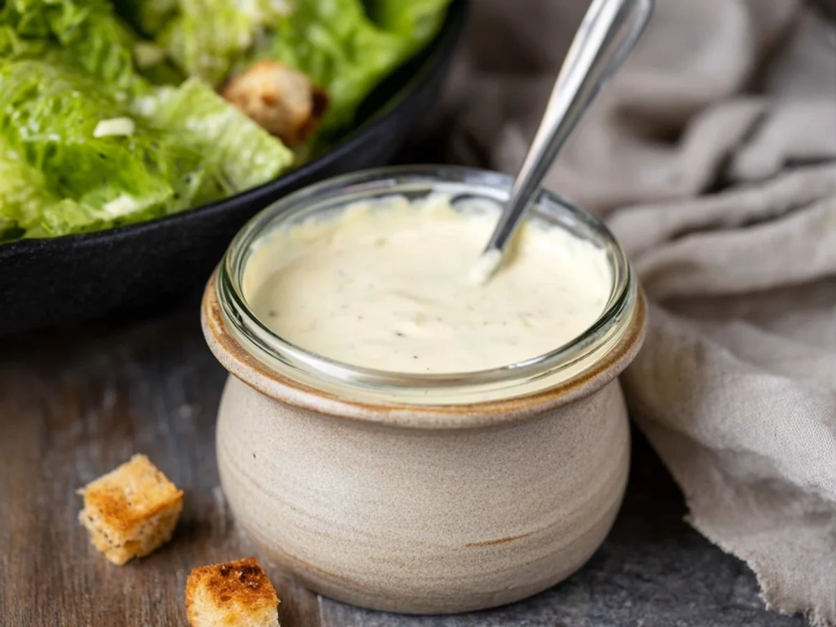 Tangy Creamy Caesar Dressing: My Homemade Recipe - Image 2