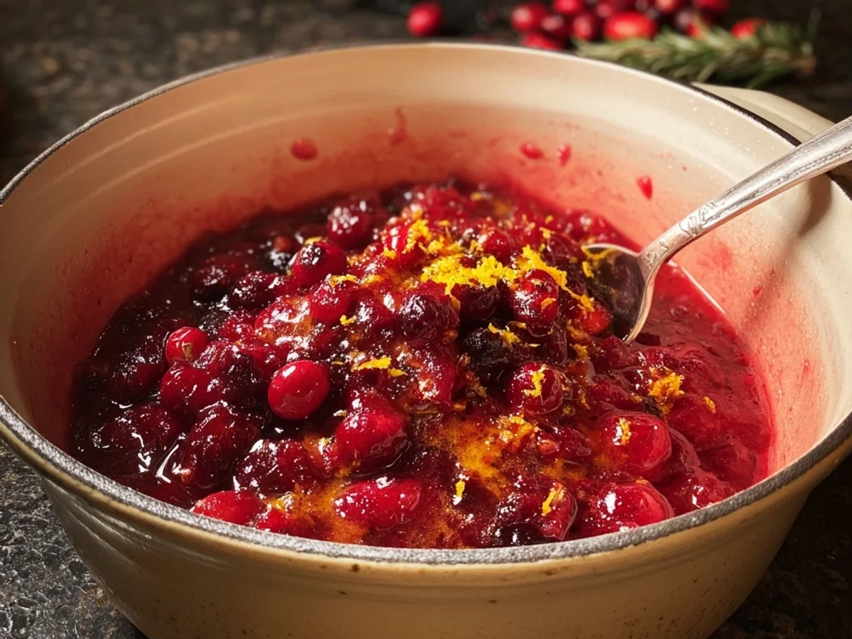 Tangy Festive Cranberry Sauce: A Simple Homemade Recipe - Image 2