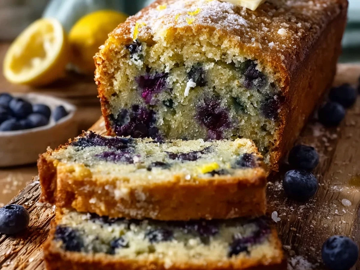 Tangy Lemon Blueberry Zucchini Bread: A Summer Treat - Image 1