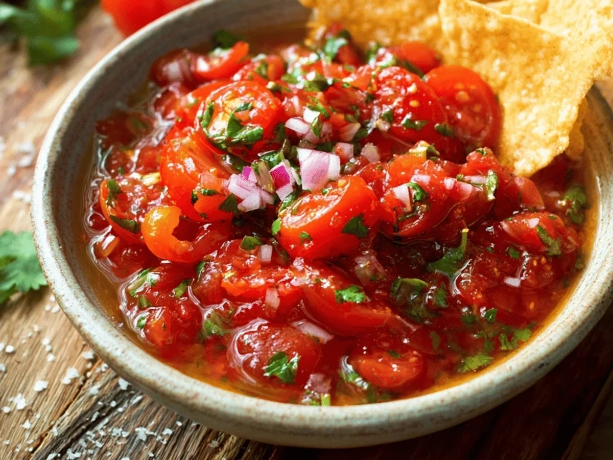 Tangy Roasted Cherry Tomato Salsa: A Zesty Snack - Image 2