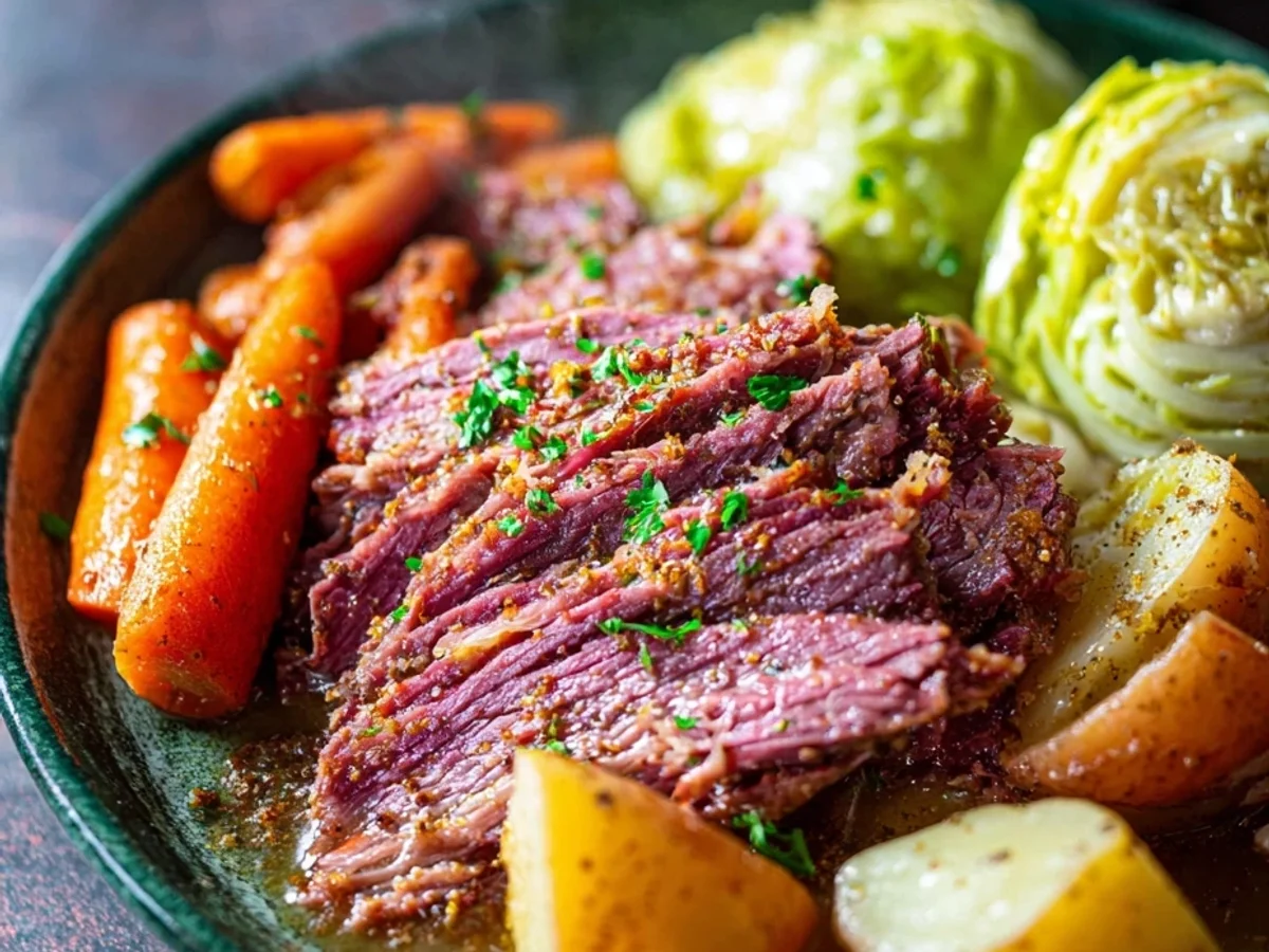 Tender Crockpot Corned Beef & Cabbage: An Easy Dinner - Image 1