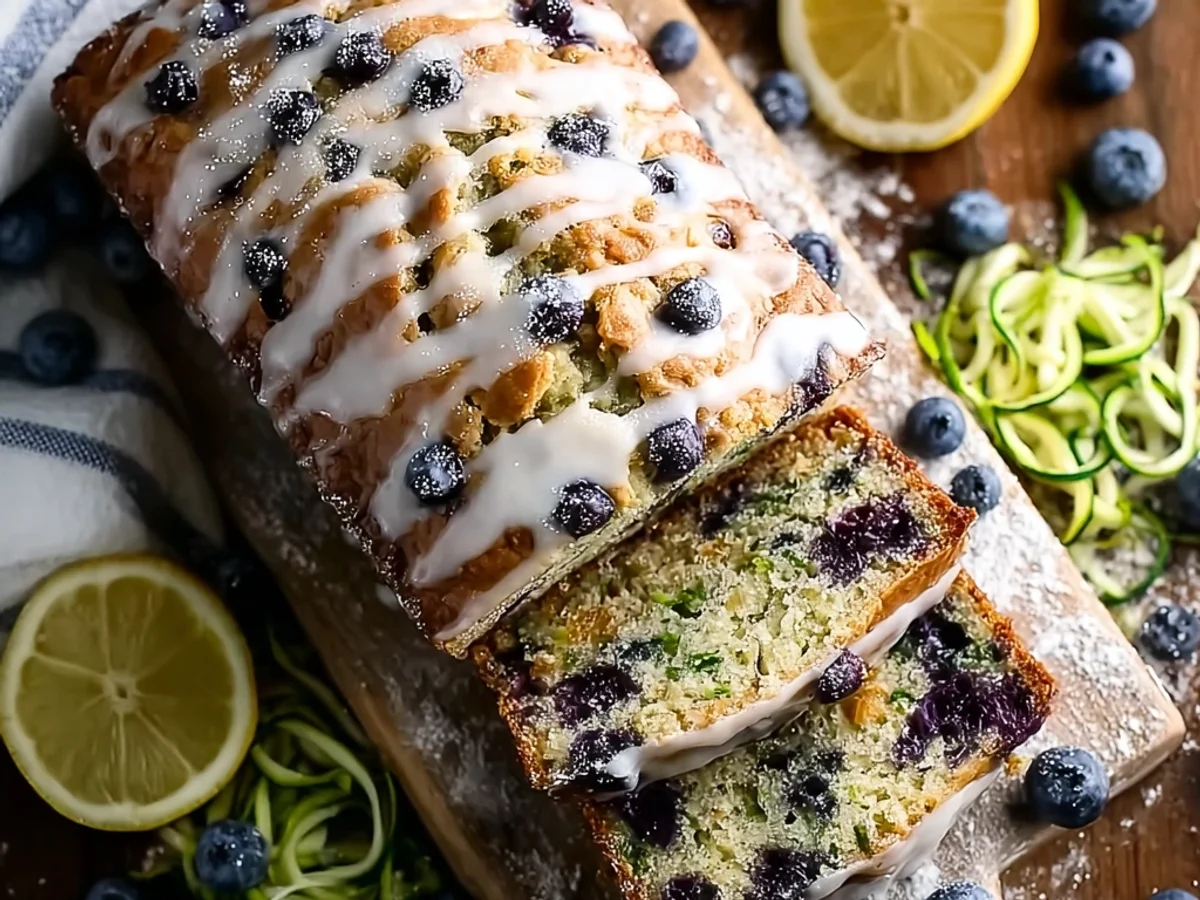 Tender Moist Blueberry Zucchini Bread: A Summer Loaf - Image 2
