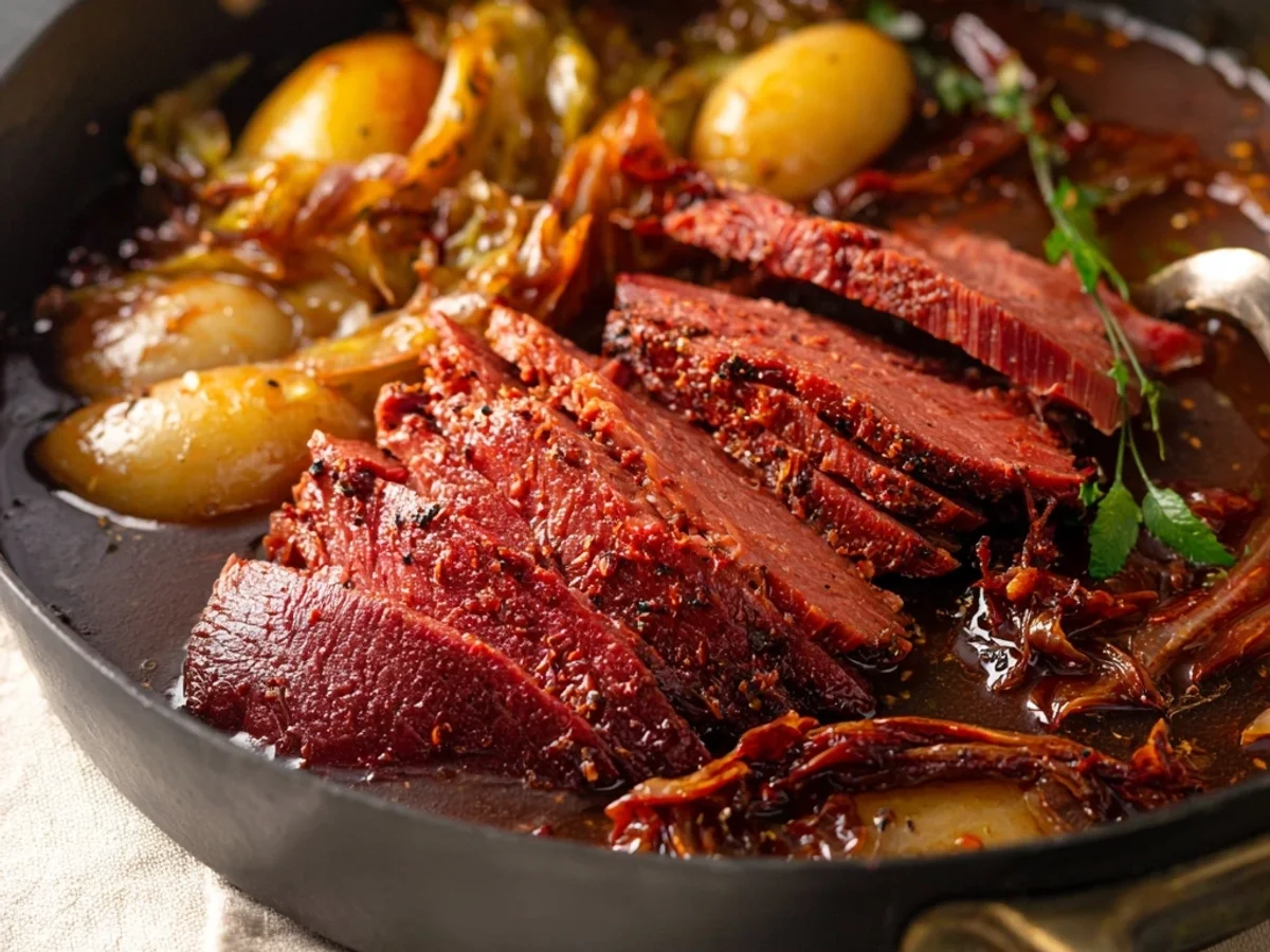 Tender Non-Alcoholic Stout Corned Beef Brisket - Image 2