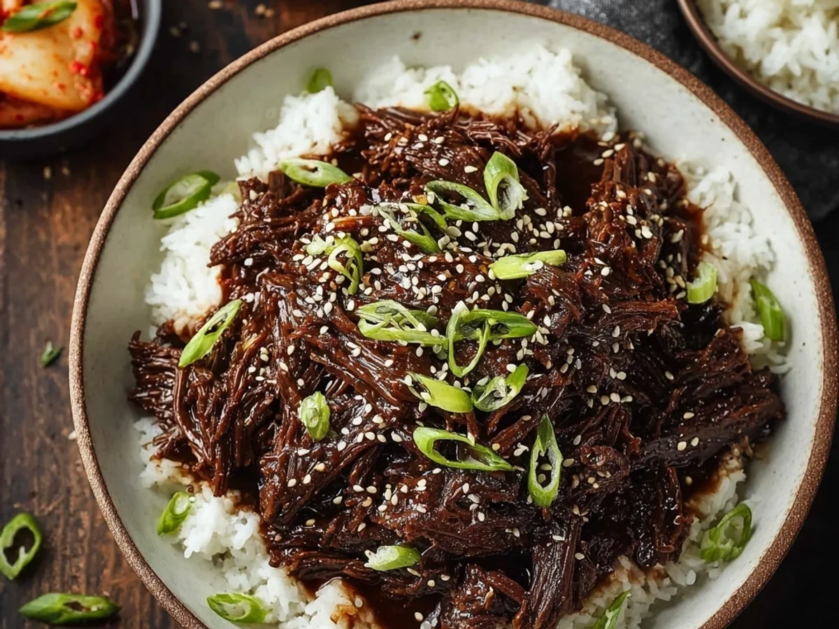 Tender Slow Cooker Korean Beef: Effortless Weeknight Dinner - Image 1