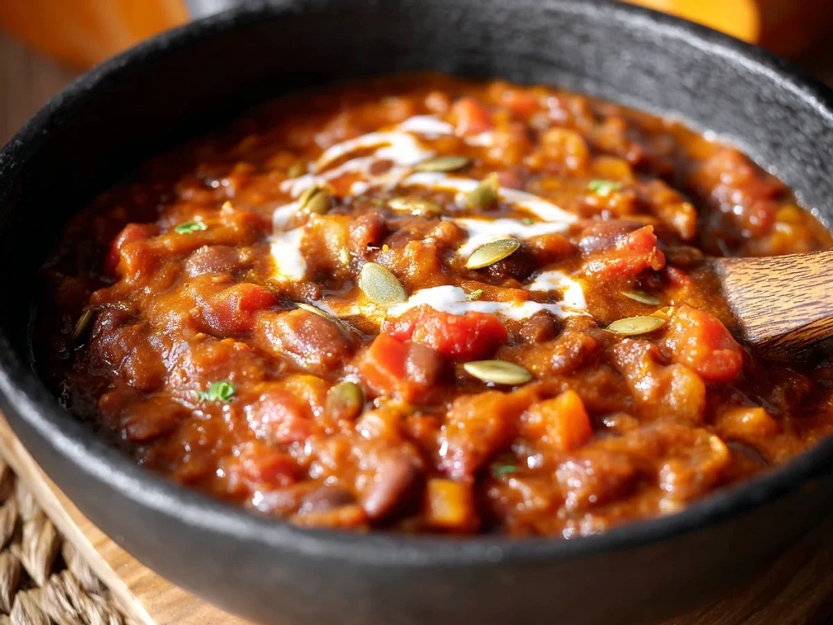 Vegetarian Pumpkin Chili: Hearty Autumn Bowl - Image 2