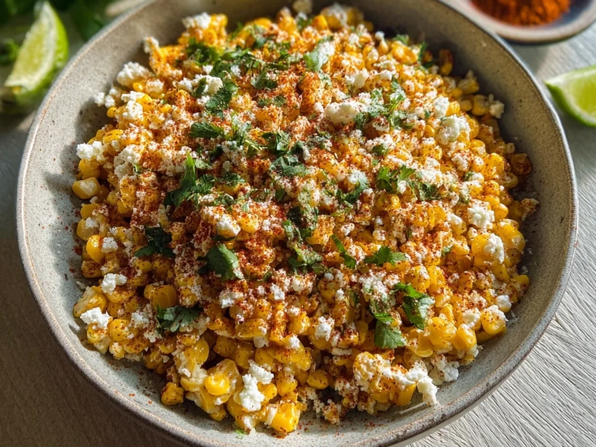 Zesty Mexican Street Corn Salad: My Summer Fiesta Bowl - Image 1
