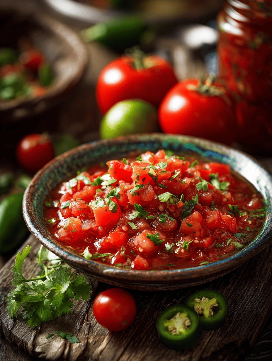 Fresh Homemade Salsa for Canning: Garden Goodness