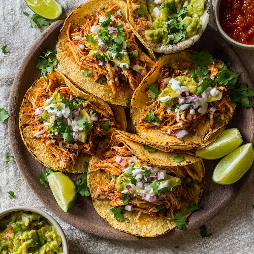 Easy Crockpot Chicken Tacos: Slow-Cooked Weeknight Magic