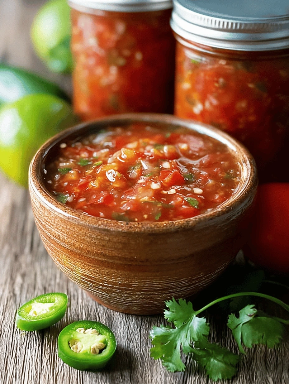 Spicy Jalapeno Salsa Canning: Zesty Homegrown Flavor