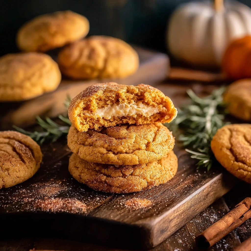 Pumpkin Cheesecake Cookies: Creamy, Spiced Bites