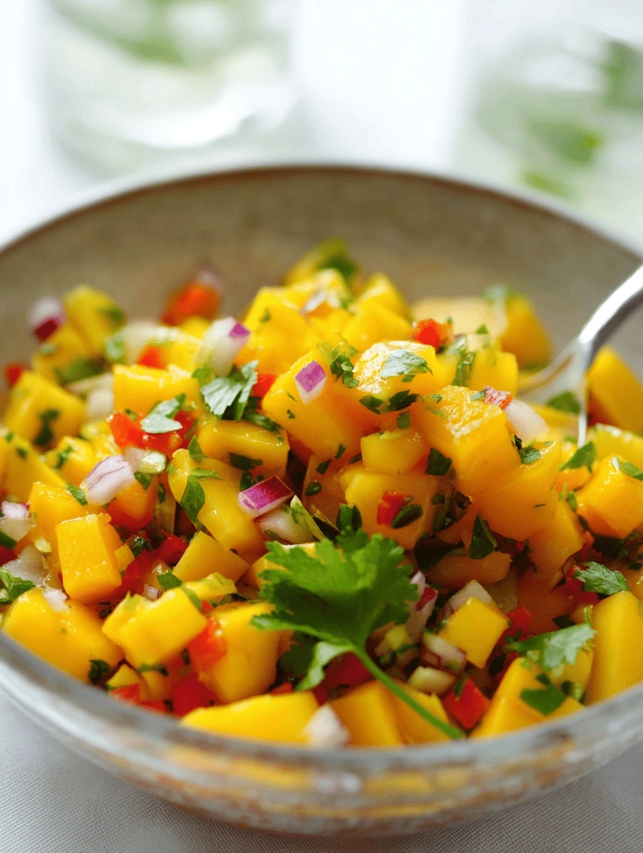 Fresh Mango Salsa: Sweet & Tangy Summer Vibes