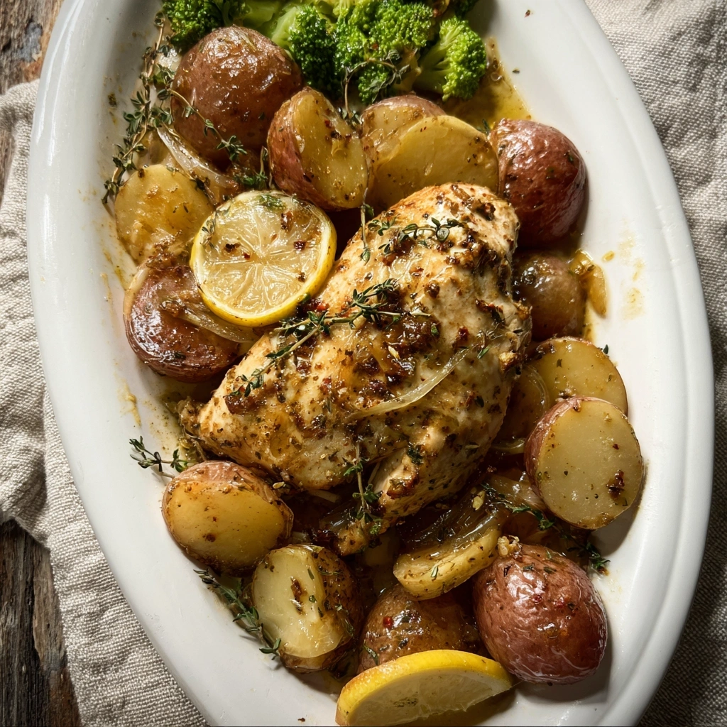 Crockpot Lemon Chicken and Potatoes: Zesty One-Pot Comfort