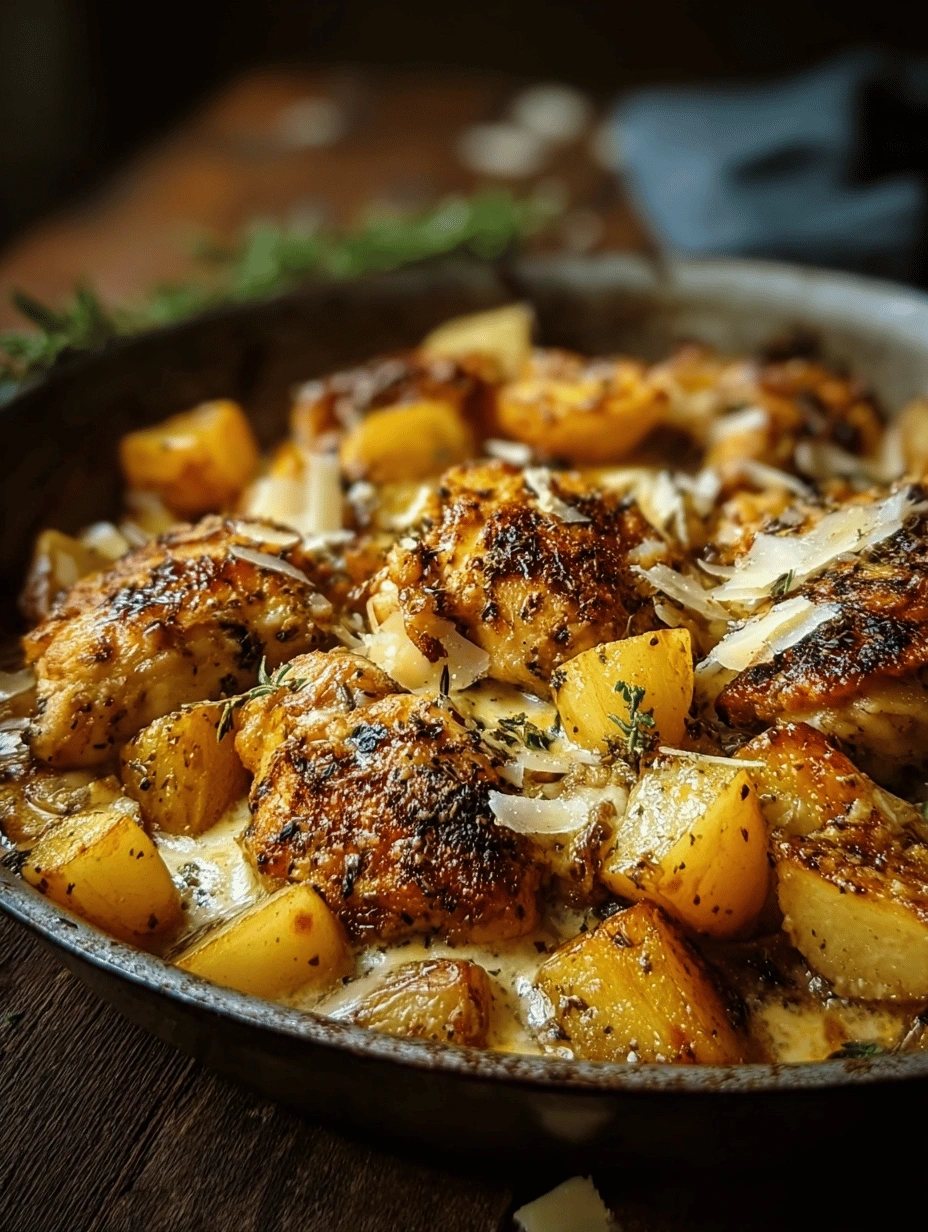 Garlic Parmesan Chicken & Potatoes: A Sheet Pan Dinner