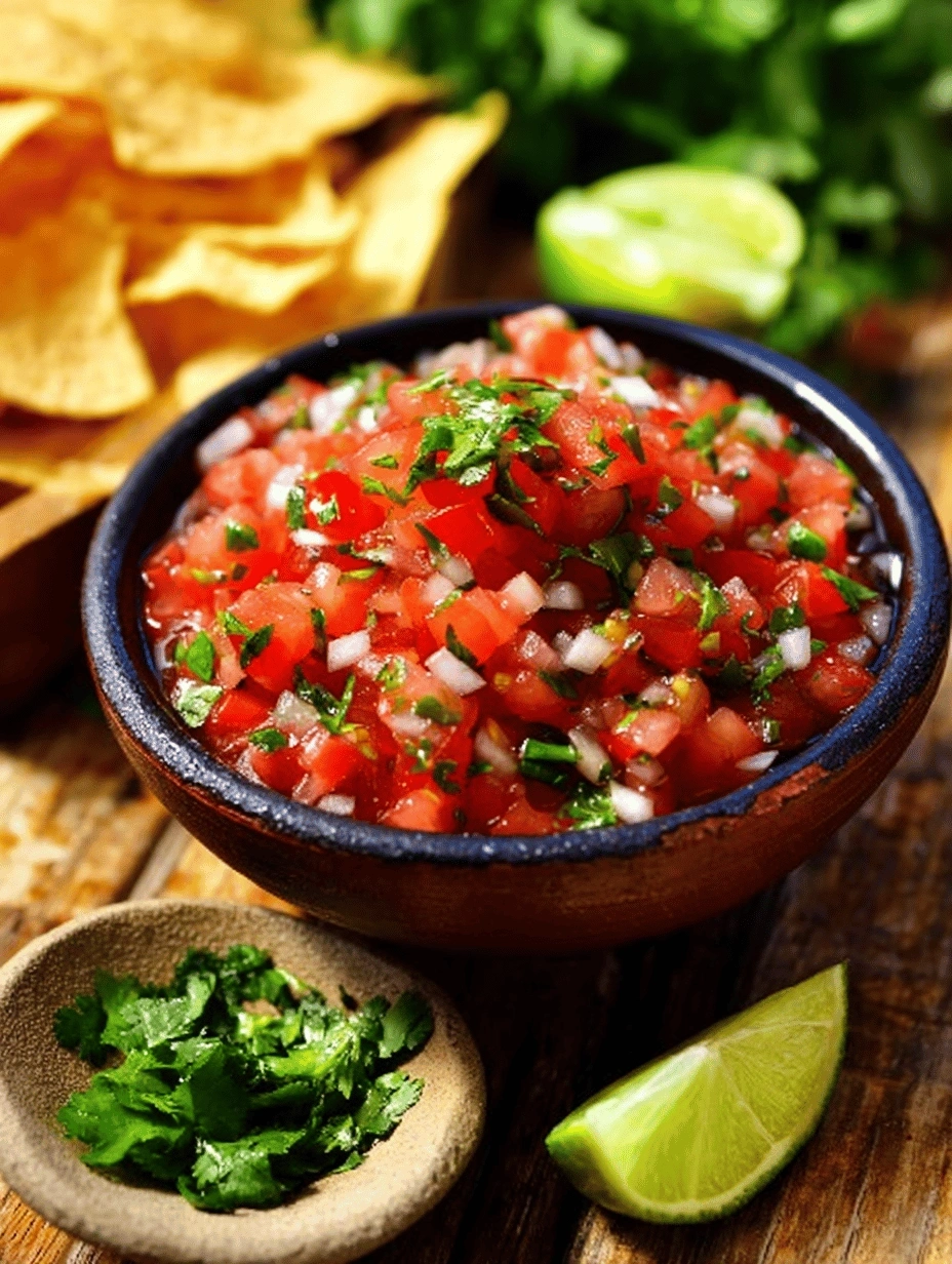 Fresh Zesty Salsa with Cilantro Lime