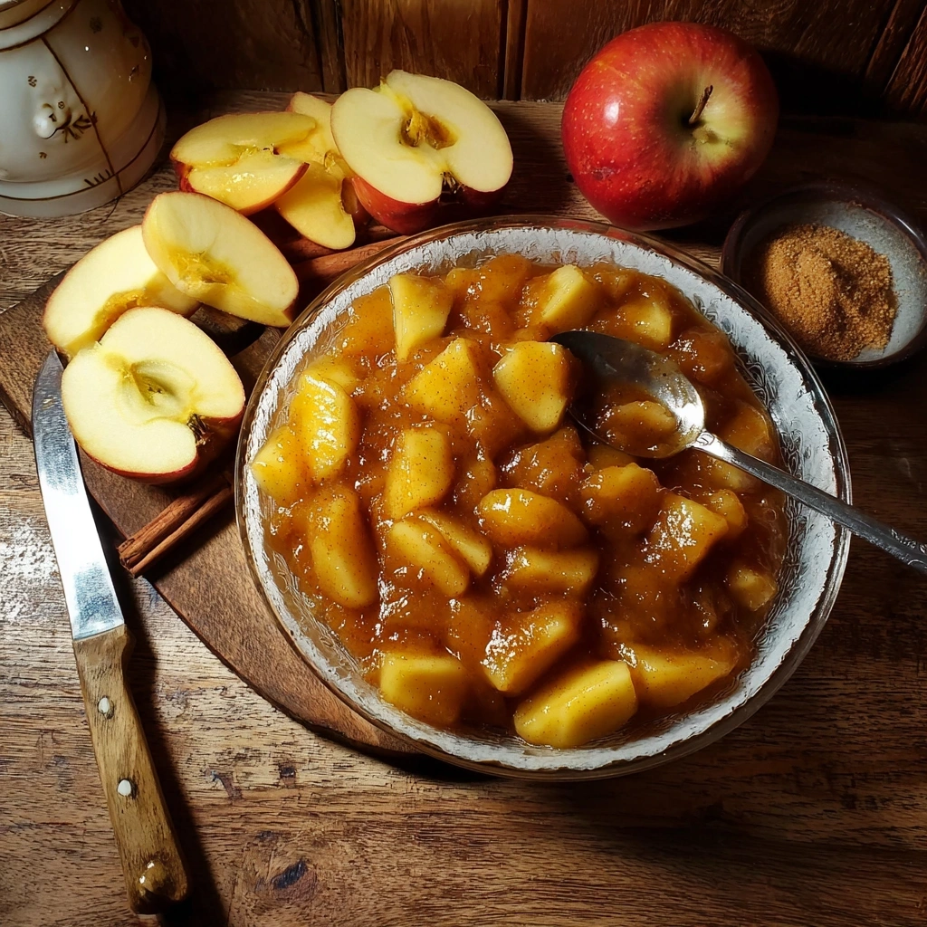 Rustic Apple Pie Filling, Simple Spiced Apples