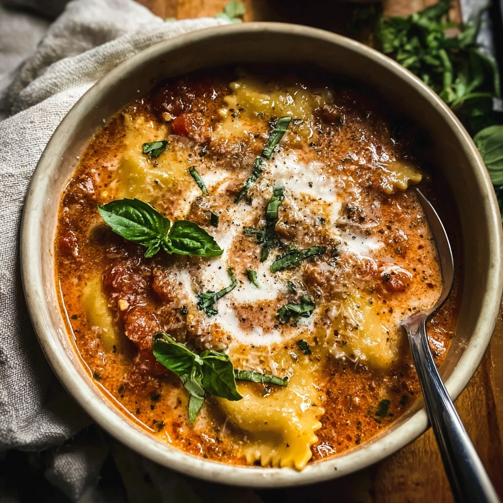 Hearty Creamy Lasagna Soup: A Comforting Bowl