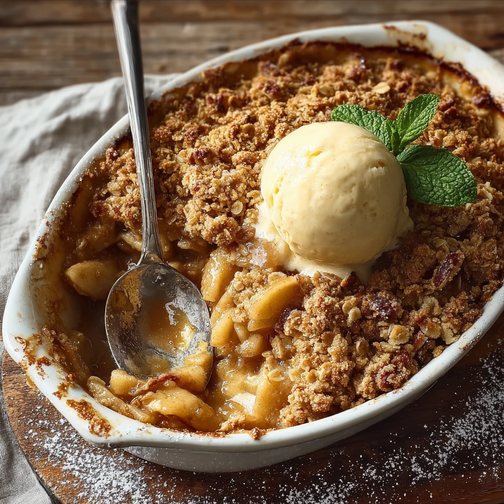 Rustic Easy Homemade Apple Crisp: A Family Favorite