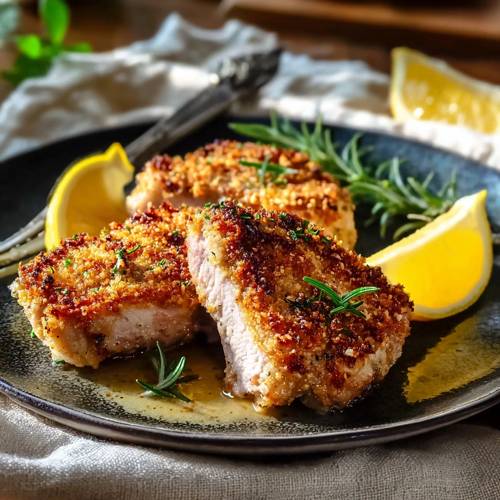 Crispy Parmesan Crusted Lamb Chops Recipe