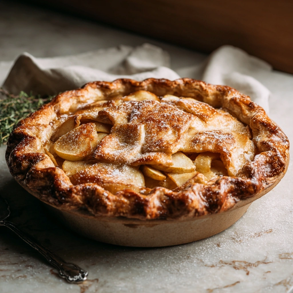 Homestyle Grandma's Old Fashioned Apple Pie with Spices