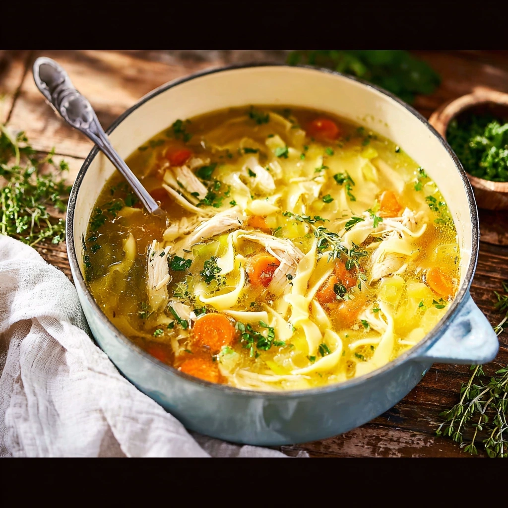 Homestyle Healing Chicken Noodle Soup: A Comforting Bowl