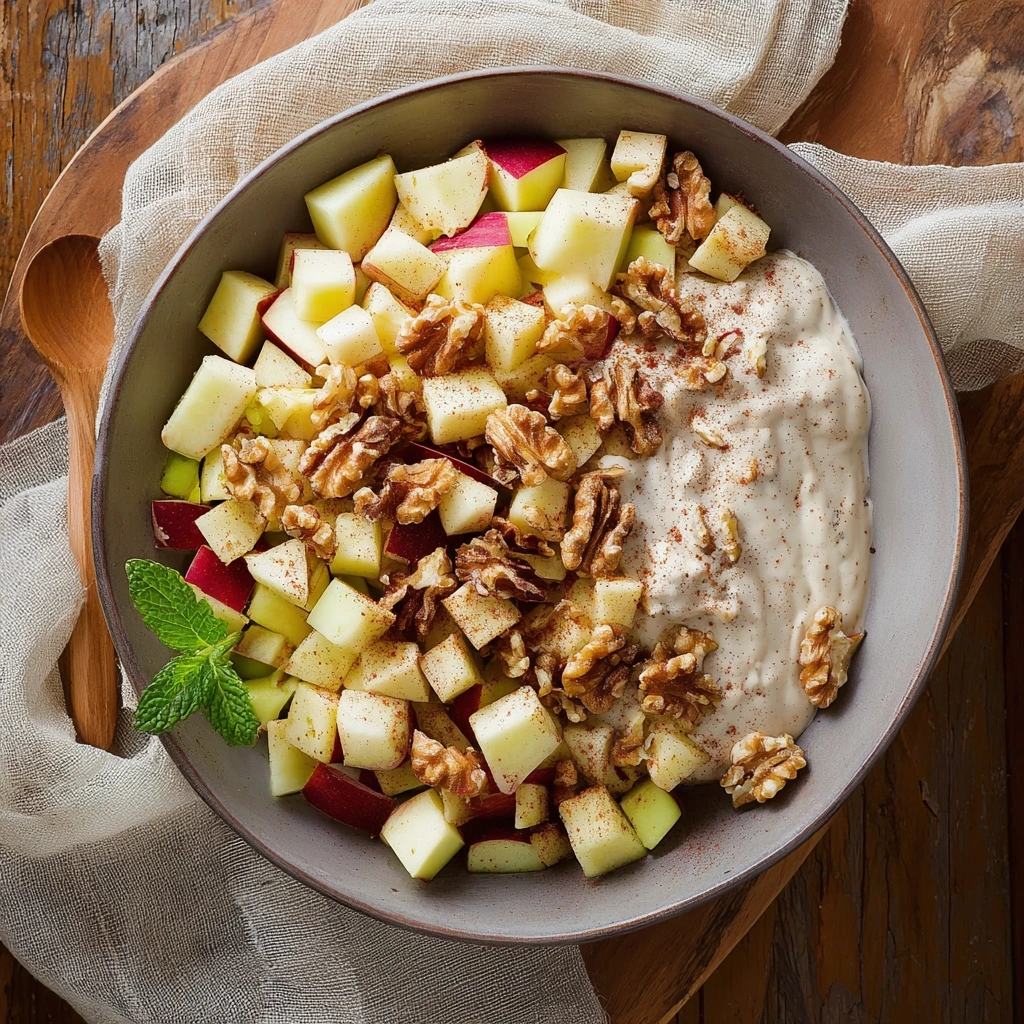 Creamy Apple Walnut Fruit Salad: Simple Refreshment