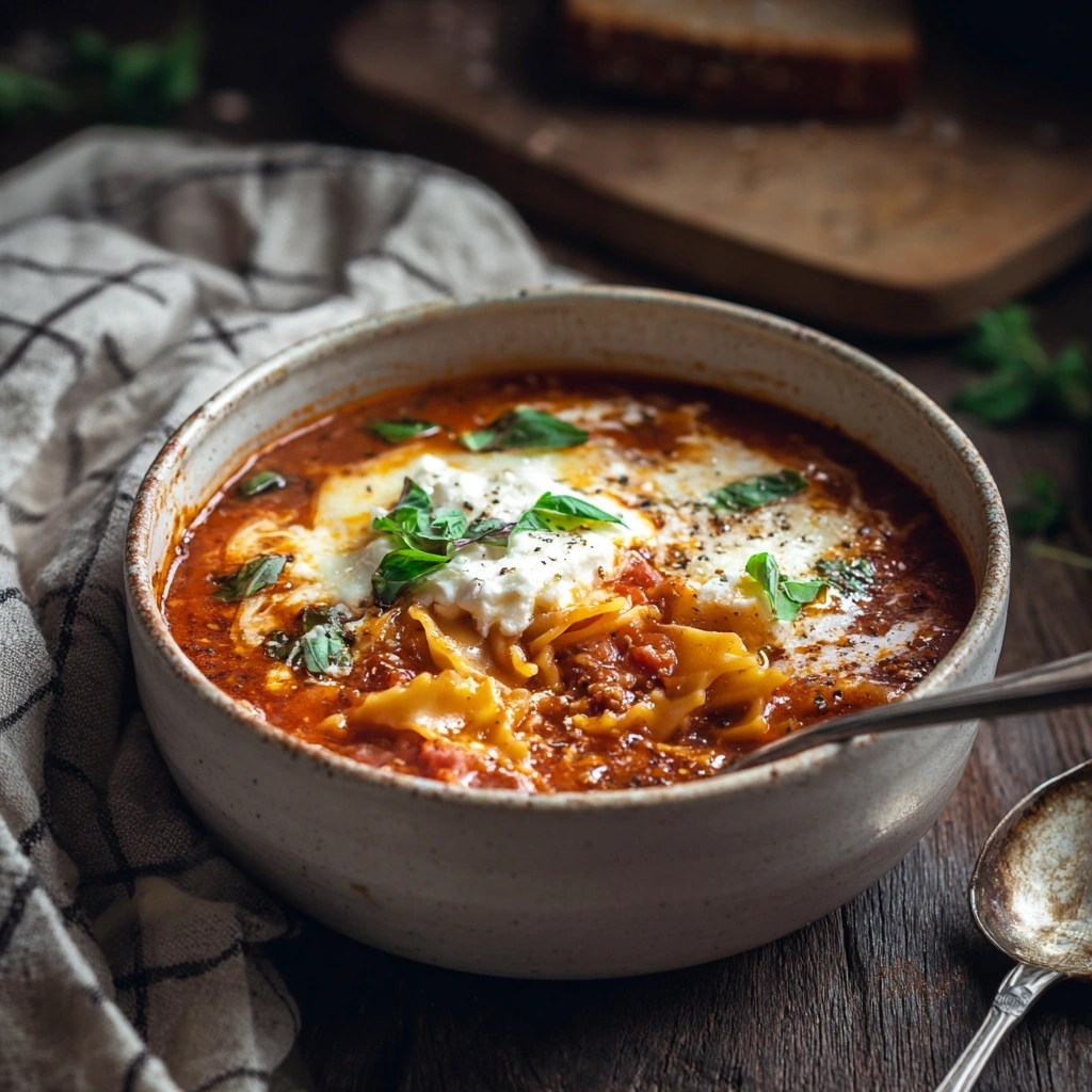 Delicious Lasagna Soup Recipe: A Hearty Bowlful